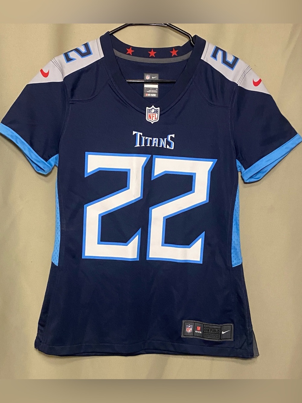 Tennessee Titans Derrick Henry 22 Nike NFL Football Jersey S